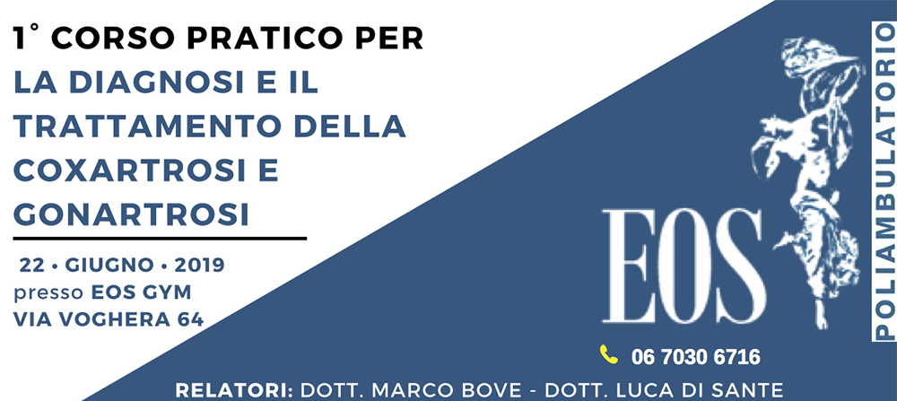 1 corso pratico per la diagnosi e il trattamento della coxartrosi e gonartrosi